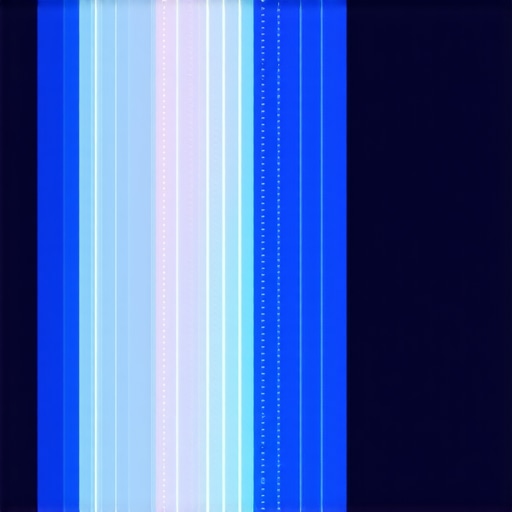 Futuristic AI system analyzing local search patterns