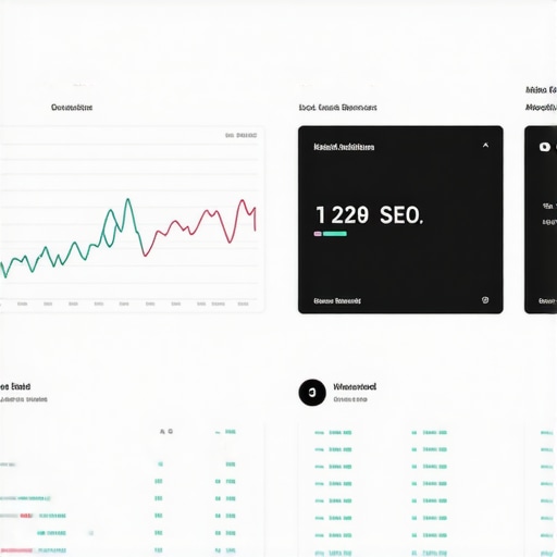 Futuristic analytics dashboard showing local search trends and AI predictions for Maps SEO.