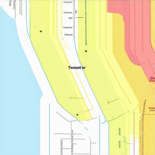 Map with geospatial analytics and geofencing zones