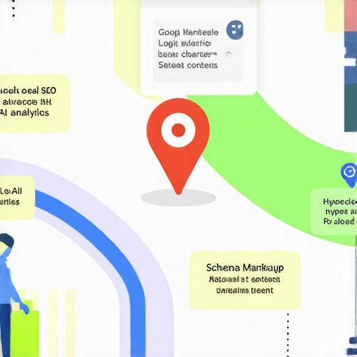 Infographic showing innovative local SEO techniques for Google Maps ranking enhancement.