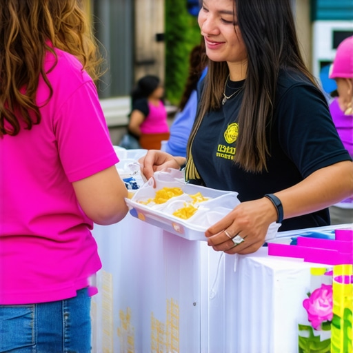 Local community event showcasing businesses and residents