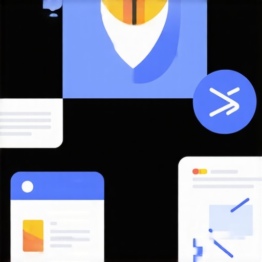 Illustration of AI-driven local SEO strategies with schema markup and multimedia content