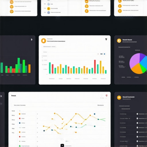 Analytics dashboard showing local search metrics and heatmaps