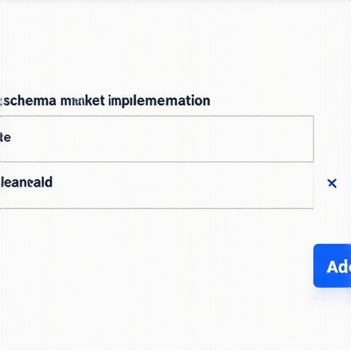 Diagram showing schema markup elements enhancing local search results