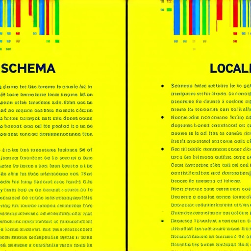 Schema Markup for Local SEO Success Infographic showing steps to implement schema markup for Google Maps optimization.