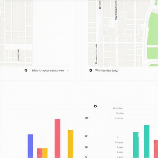 AI-Driven Local SEO Mapping Futuristic AI interface analyzing local maps and SEO data