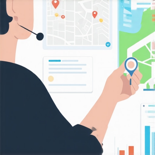 AI and Local SEO Integration in 2024 AI technology analyzing local maps and search data