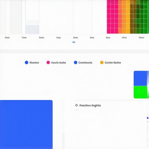 Dashboard displaying real-time local search data and AI insights
