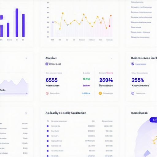 Futuristic dashboard displaying analytics, AI, and real-time data for local SEO
