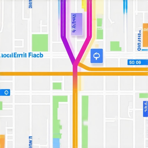 Illustration of advanced local search technology with augmented reality and edge devices