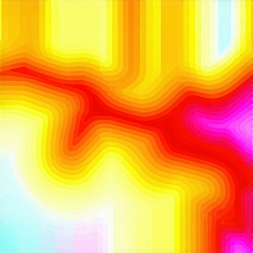 Map showing proximity analysis and heat zones for local marketing