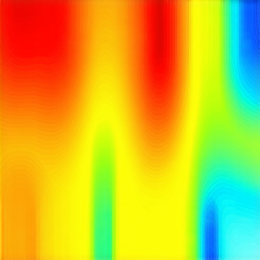 Heat map showing user engagement hotspots on local business maps