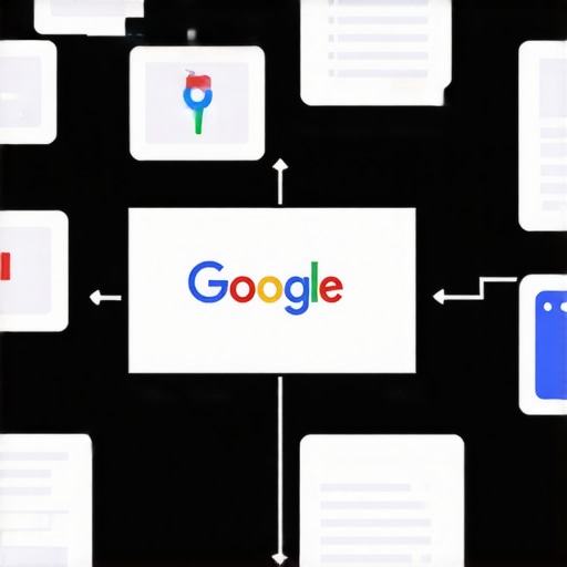 Diagram showing hyperlocal content and structured data integration for local SEO