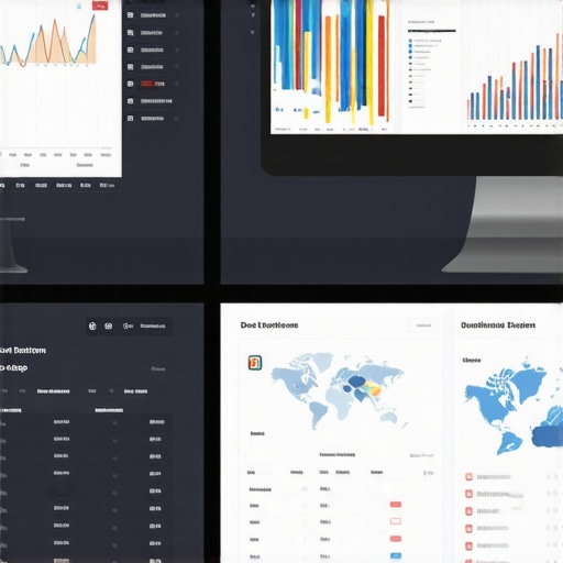 Dashboard showing integrated local SEO metrics and analytics