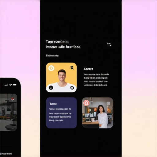 Screenshot of a progressive web app interface displaying local business details and SEO features.