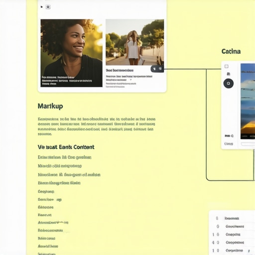 Business website with schema markup and multimodal content showcasing advanced local SEO strategies.