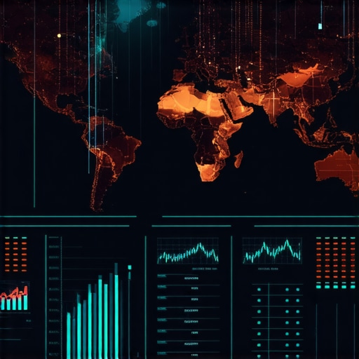 Futuristic map optimization dashboard showcasing analytics and AI insights