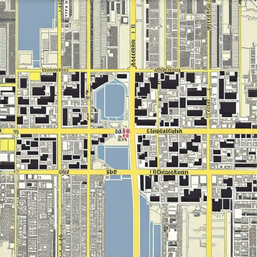 Augmented reality map displaying nearby store information and user interaction