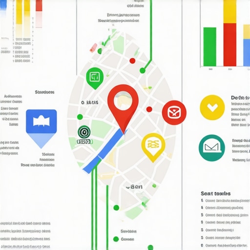 Infographic showing SEO tactics for Google Maps optimization in 2024