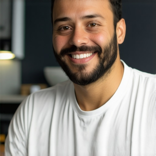 Business owner working on Google My Business dashboard with SEO tools