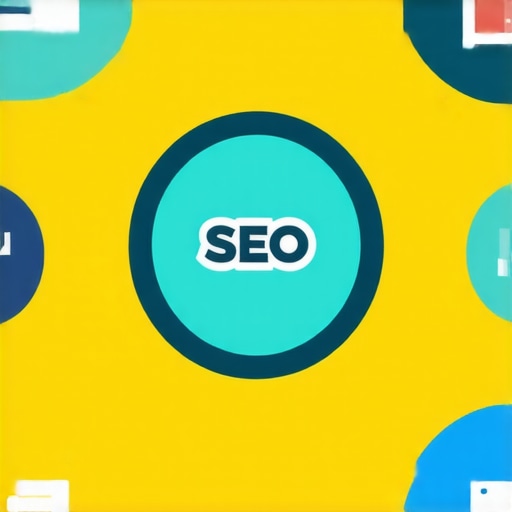 Illustration of SEO analyst working with AI tools and digital maps