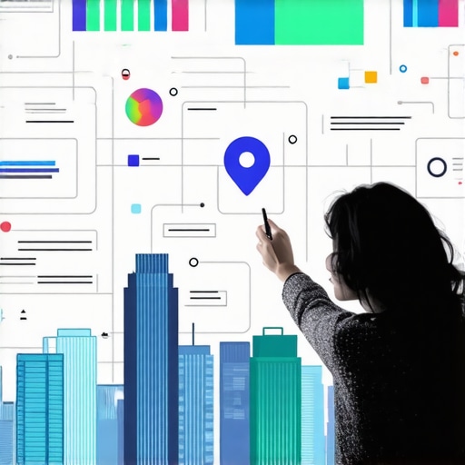 Diagram showing AI-driven customer journey mapping and personalized map search results