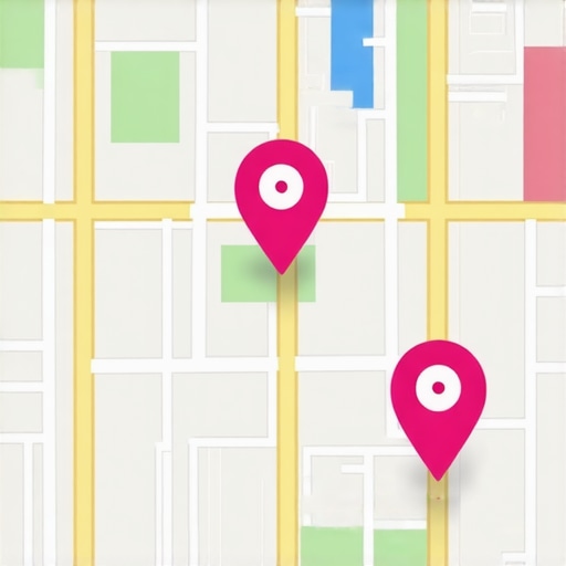 AI-Powered Local Search Map Futuristic digital map illustrating AI-enhanced maps SEO strategies