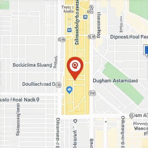 A modern digital map with marker pins and data analytics graphs illustrating local search optimization.