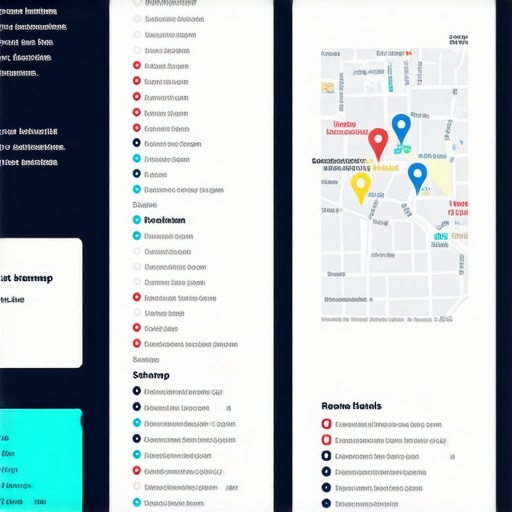 Infographic showing advanced techniques for optimizing local SEO and Google Maps rankings