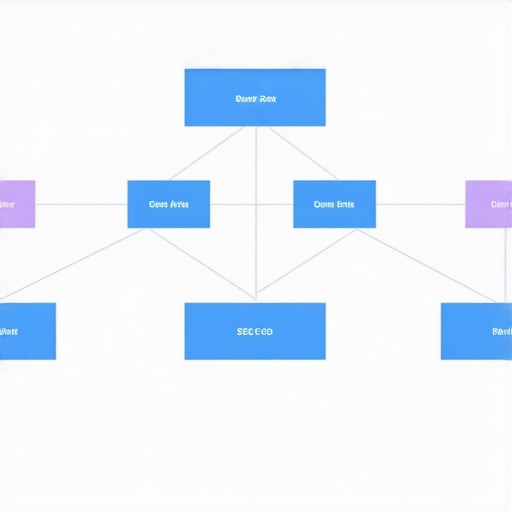 Infographic showing complex schema markup integrations for local search optimization
