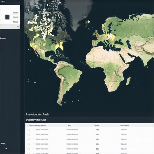 Dashboard showing local SEO metrics, behavioral signals, and map data for advanced optimization.