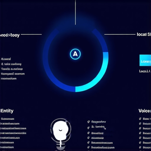 Infographic showcasing sophisticated tactics for enhancing Google Maps SEO with AI, local authority signals, and voice search optimization.