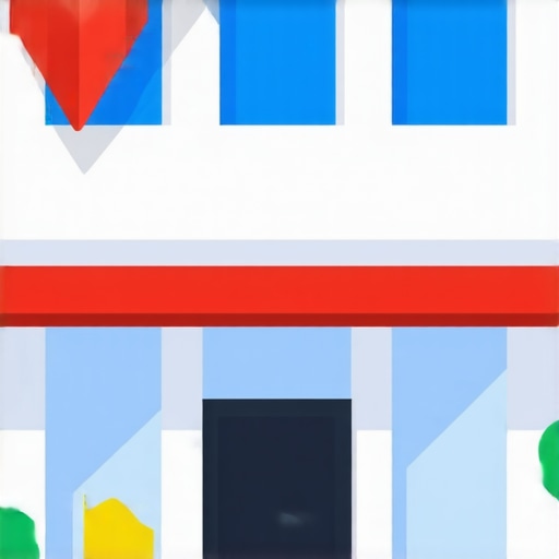 Visual representation of a business implementing schema and localized content for improved Google Maps visibility.