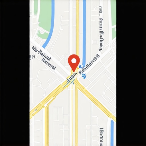 Hyperlocal Data Analytics in Maps An illustration of a futuristic map interface displaying localized data insights and user engagement metrics