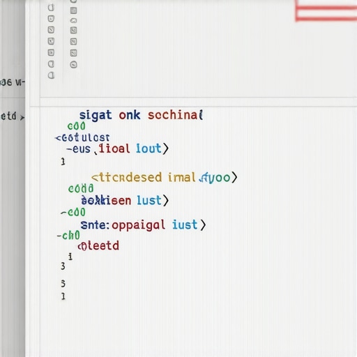 Close-up of schema markup code in HTML demonstrating semantic signals for local SEO.