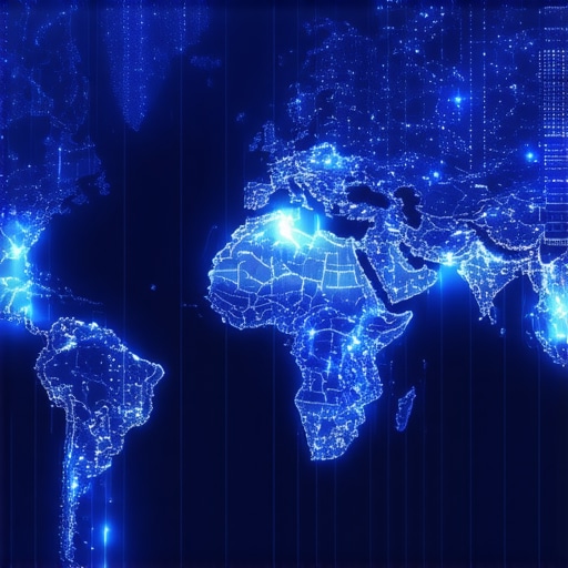 AI-Driven Local Map Optimization Illustration of a digital map highlighting local SEO signals and AI analysis