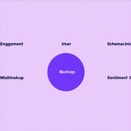 Diagram showing how AI affects local search rankings with icons representing user engagement, multimedia, schema, and sentiment.