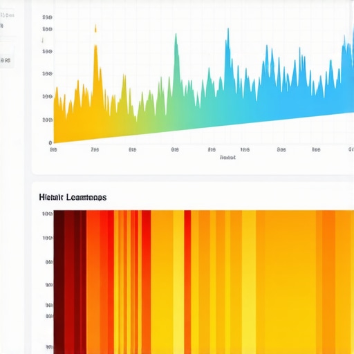 A modern dashboard displaying geospatial heatmaps and local search trends for SEO optimization.