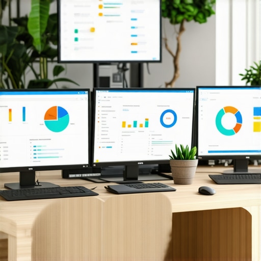 Analyzing Local SEO Data Business analysts analyzing SEO performance metrics on digital dashboards.