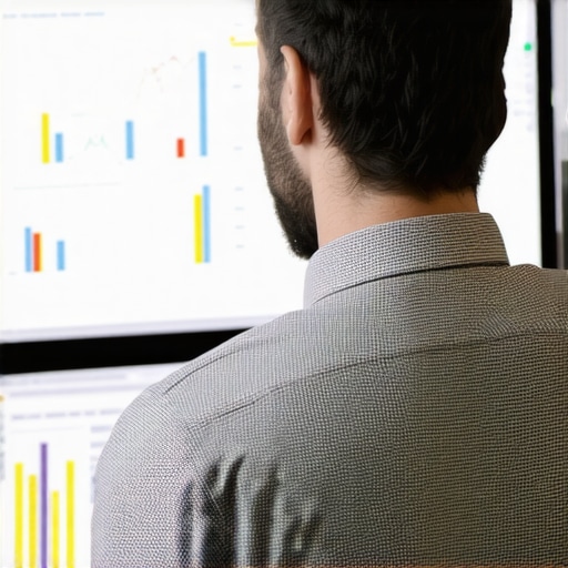 Data-Driven Local SEO Insights Business owner reviewing local SEO analytics dashboard