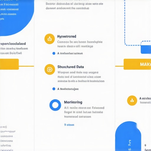 Infographic showing how hyper-localized content, structured data, and AI tools improve Google Maps ranking.