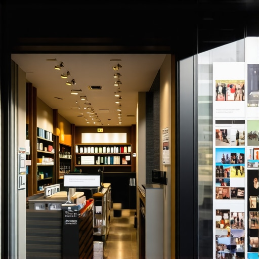 Business storefront enhanced with Google Maps virtual tour and geotagged images showcasing community involvement.