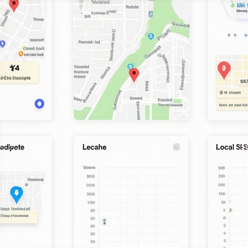 Infographic illustrating the integration of local semantic keywords for map SEO