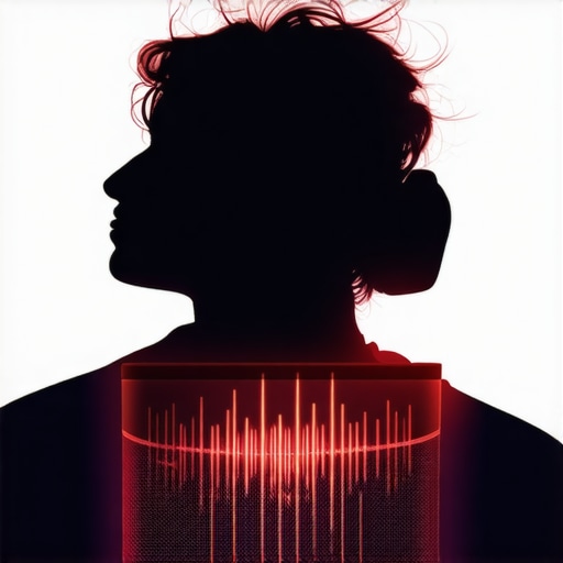 Voice Search Concept Illustration Person using smart speaker for voice search with voice wave graphics.