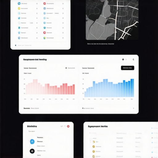 AI-Driven Local SEO Dashboard Screenshot of a dashboard with geospatial and user engagement analytics for optimizing Google Maps presence.