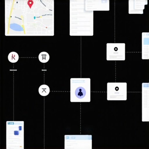 Diagram illustrating the connection between AI analytics and local map ranking signals.