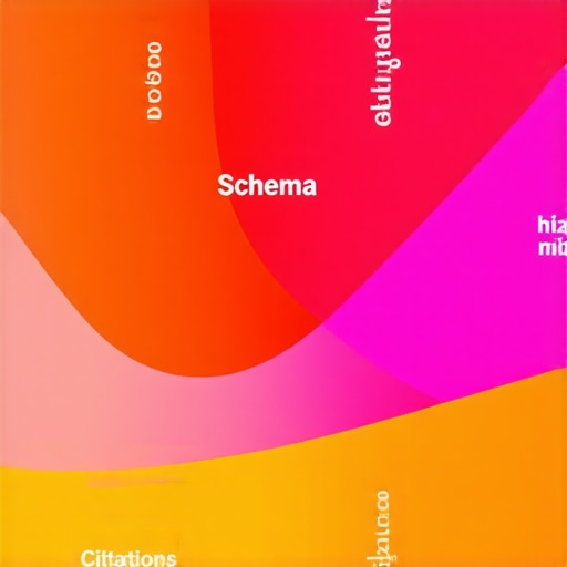 Illustration of interconnected signals in local SEO with layers representing schema, engagement, citations, and user behavior.