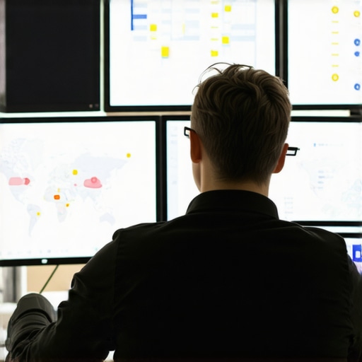 SEO analyst reviewing maps and signal data for local search optimization