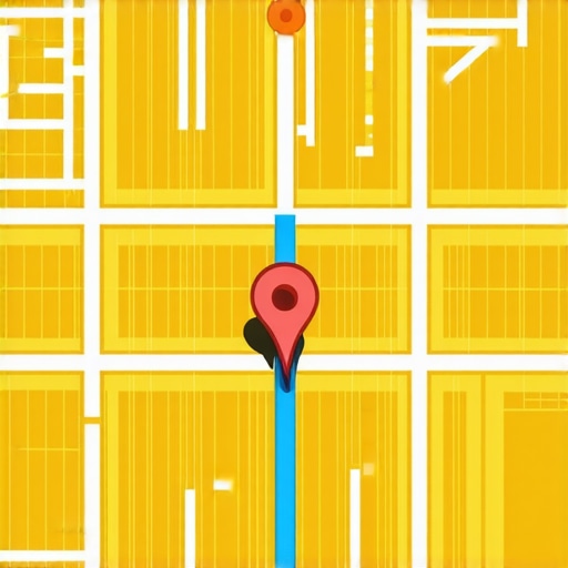 Map visualization showing hyper-localized data points and analytics tools for SEO