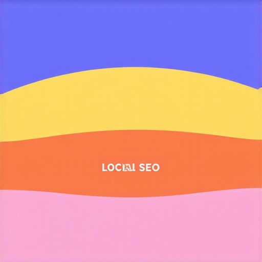 Diagram illustrating advanced local SEO layers including semantic optimization, content, and user engagement